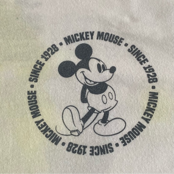 Disney Parks Micky Mouse Hooded Tie Dyed Top Cotton Pullover Sweatshirt - Picture 5 of 7
